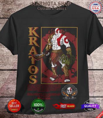God of War T-Shirt Kratos Ragnarok Soft Tee Shirt Gift All Sizes Unisex Sparta