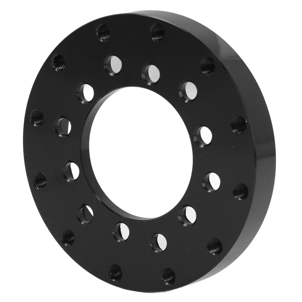 Alloy Steering Wheel Adapter Plate Black Replacement Accessories Car Gaming Steering Wheel Adapter