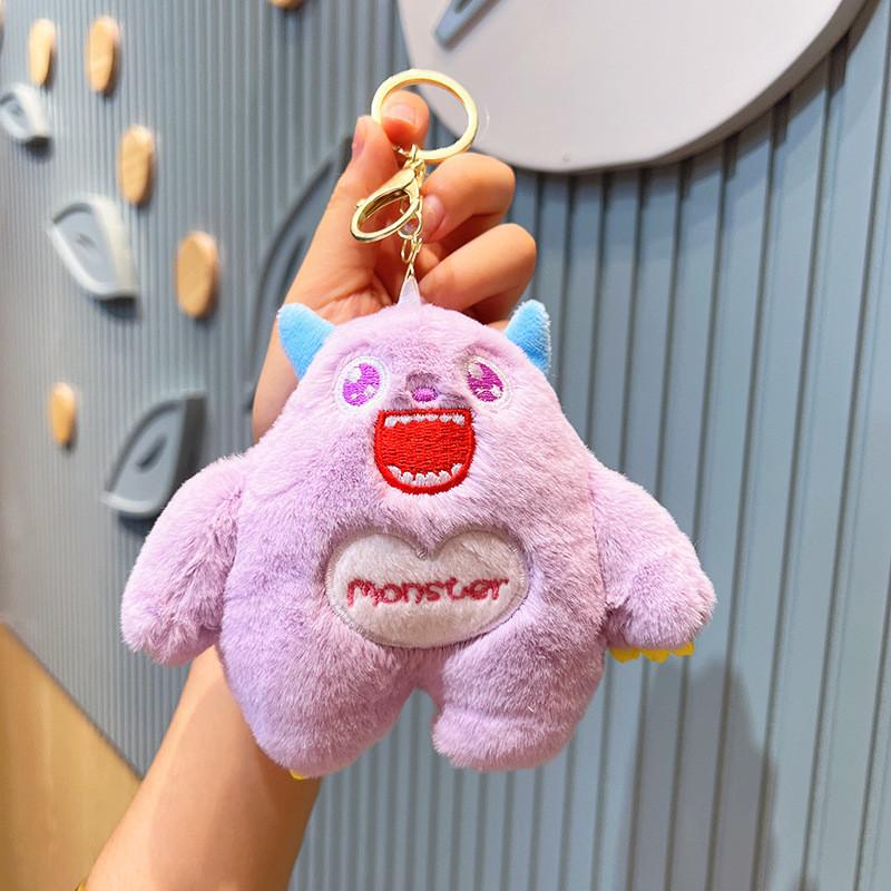 

Adorable Doll Monster Toy Pendant Car Keychain Suitable For Various Occasions StyleD