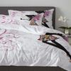 Forest Fairy Flower Butterfly Girl Duvet Cover With Pillow Case Custom 3pcs Bedding Set Quilt Cover Double Bed Home Textile