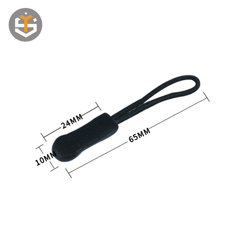 Gekleurd TPU-accessoire met rupsvormig ritssluitingkoord