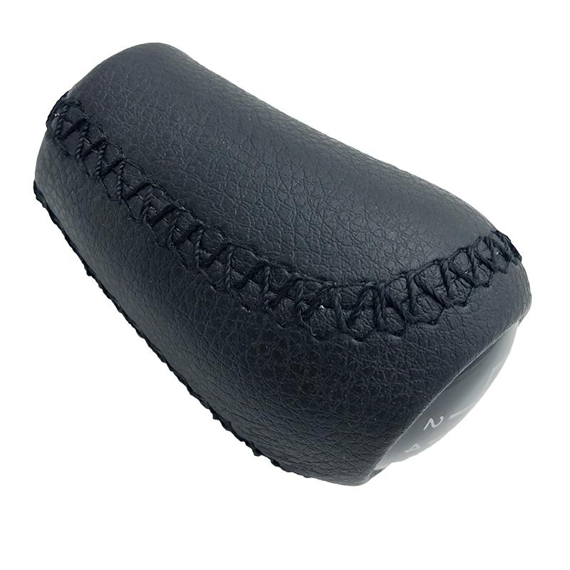 Manopla de couro para câmbio de carro estilo para Mazda 3 BK BL 5 CR CW 6 II GH CX-7 ER MX-5 NC III 2005 2006 2007 2008 2009 2010 2011