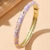 Opening Vintage Cloisonne Bangle Colorful Enamel Bracelet Flower Opening Bangle  Classic Wear