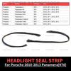 For Porsche 2010 2011 2012 2013 Panamera 4S Turbo S GTS (970) Car Headlight Rubber Sealing Strip Trim Headlamp Decorative Strip