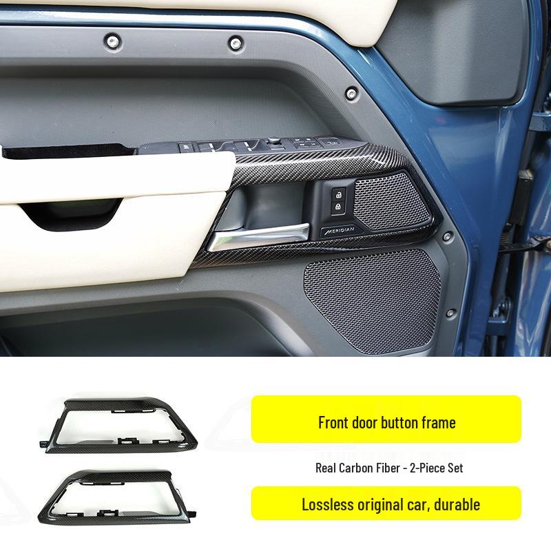 Carbon Fiber Interior Upgrade Kit for 20-26 Land Rover Defender - Easy Install, Non-destructive 