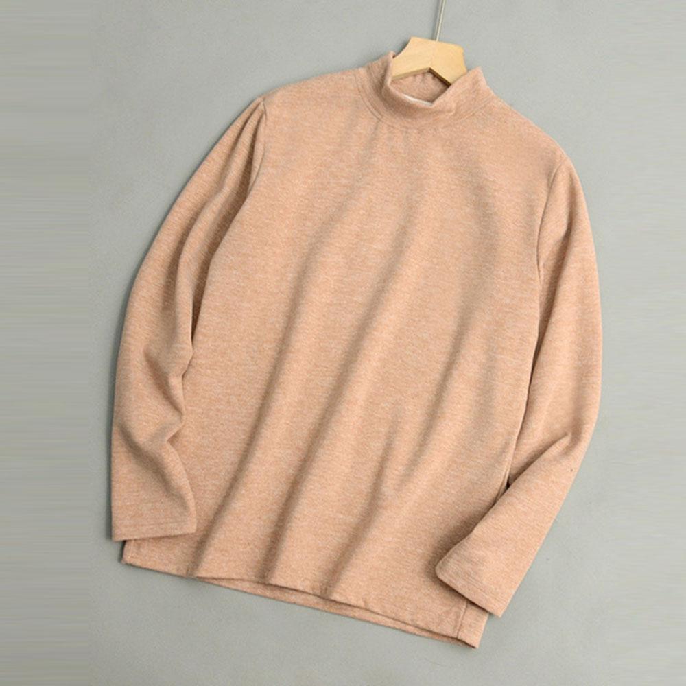 Men's Women's WInter Autumn Woollen Natural Silk Turtleneck Sweater Thermals Undershirts Blouse Tops T-Shirts For Men Korean Clothes