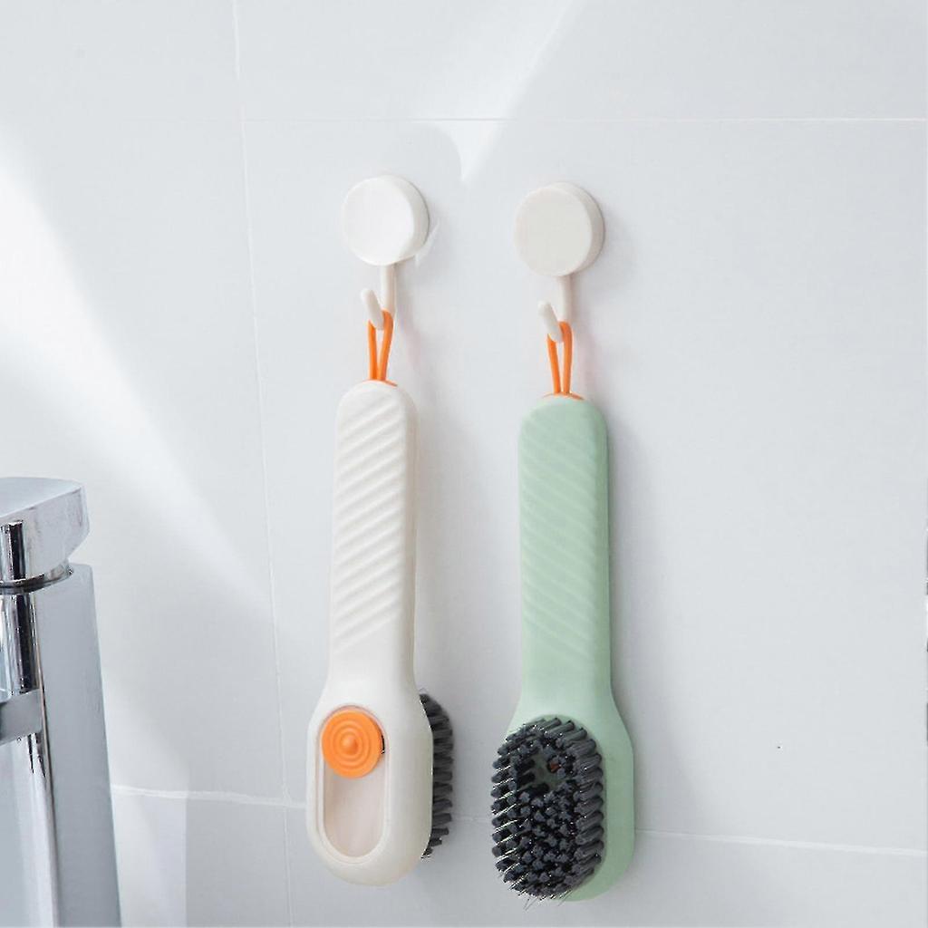 Shoe Brush Automatic Liquid Discharge Deep Cleaning Soft Bristles Household Laundry Cleaning Brush For Daily Use