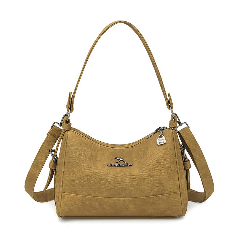 Women's Shoulder Bag Multi-layer Vintage Mother Bag