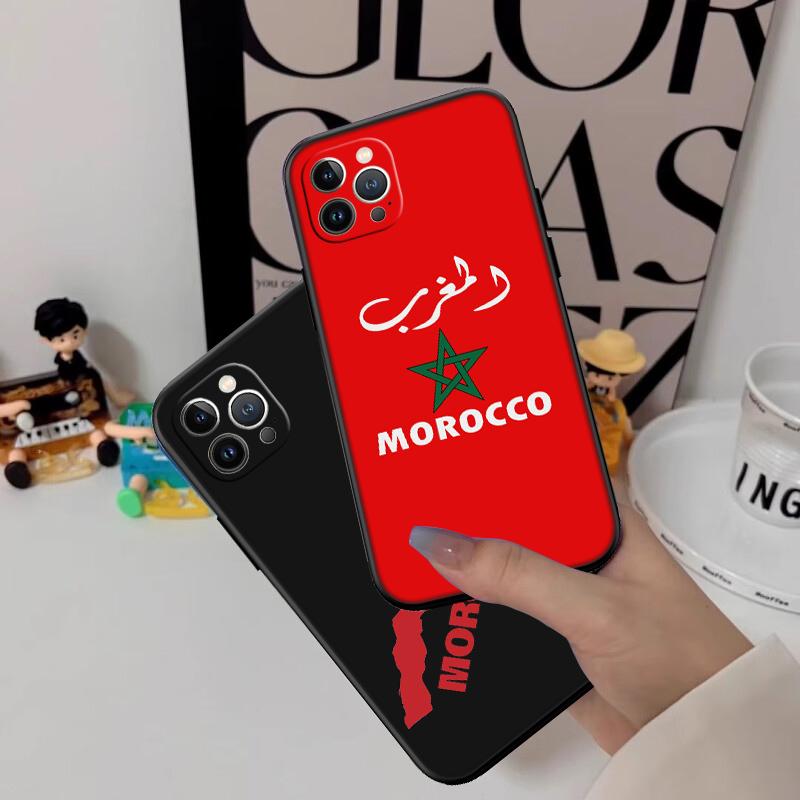 Morocco Flag Case for Motorola Edge 60 60s 70 G86 G56 G54 E14 G04S G45 G54 G64 S30 S50 X30 X40 X50 Pro Power