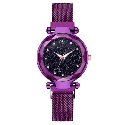 TikTok-Inspired Starry Sky Ladies' Quartz Watch with Milanese Magnetic Strap