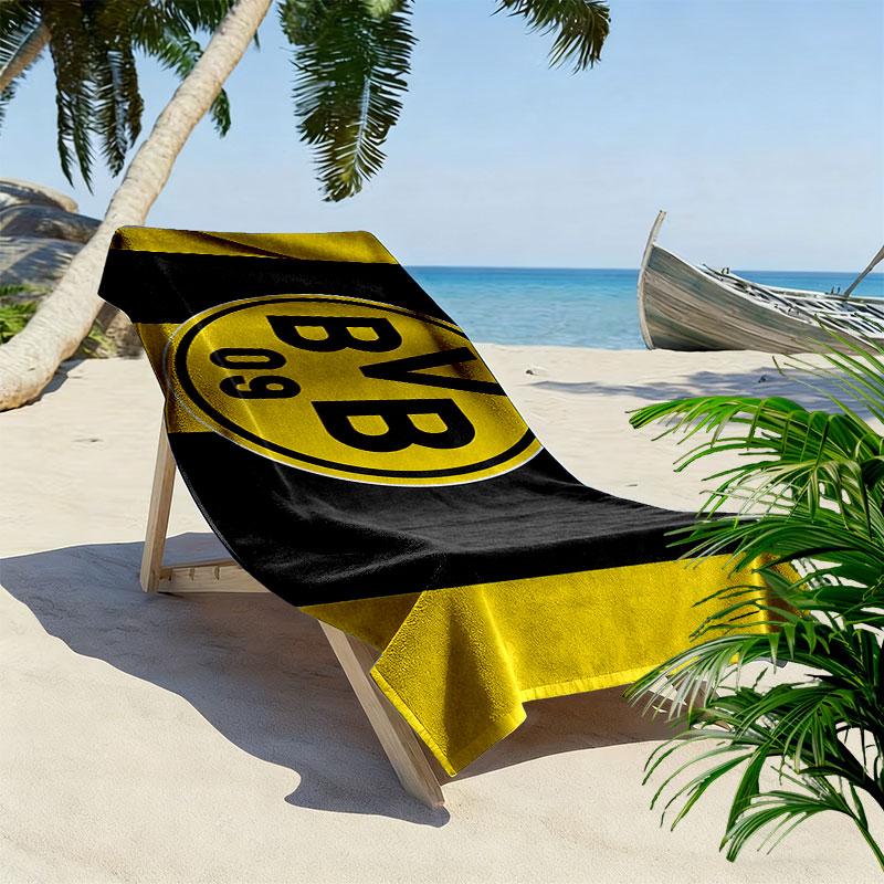 Dortmund Print Beach Towel, Large Soft Quick Dry Towel for Beach Camping Swimming