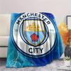 MCFC Print FlAannel Blanket, High Quality Comfortable for All Seasons, Home Decor, Warmth and Comfort