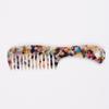 Marble Hollow Hair Comb Acetate European American Fashion Exquisite Handle Large Anti-static