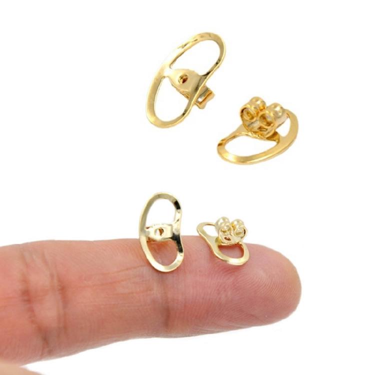4pcs Earring Lifters Pierced Earring Backings Lifters Hypoallergenic Safety Use