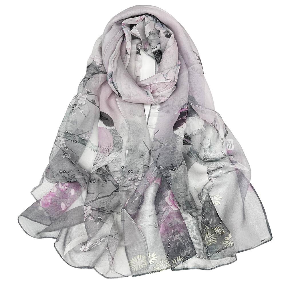 

Дышащая пляжная шаль, солнцезащитная бандана, прочный шелковый шарф для женщин Style 7