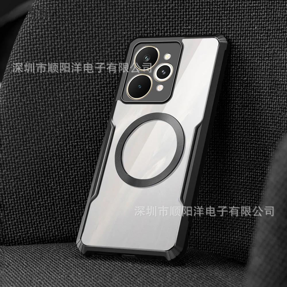 Magnetic case Suitable for real me Realme 16 15 15T 14 13 PRO mobile phone case Acrylic protective case