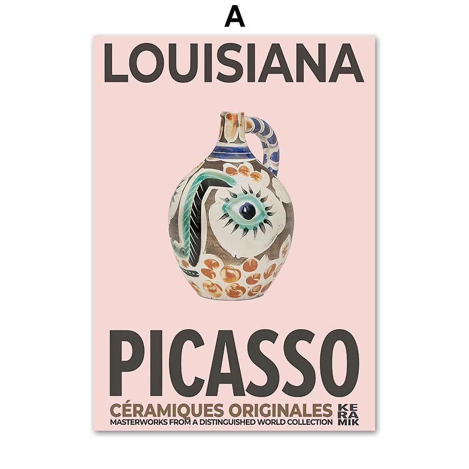 Abstract Fashion Girl Fruits Flower Line Picasso Posters And Prints Wall Art Canvas Painting For Living Room Decorative Pictures