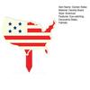 Star Patriotic Garden Stake American Style Outdoor Stake 4th of July Holiday Decor for Home Independence Day Yard Lawn Decoration