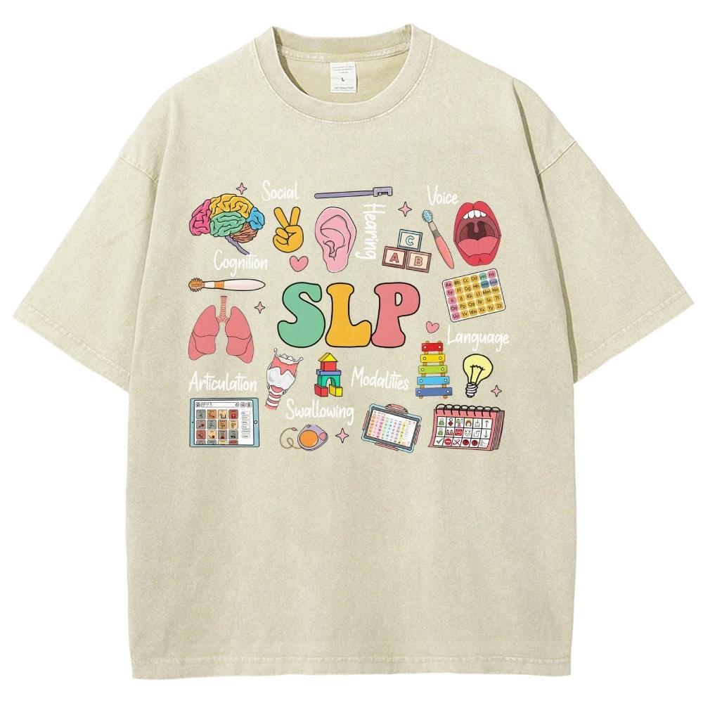 Colorful Letter Print Women's T-Shirt Loose Water System Oversized Short Sleeve Fashion Design Casual Cute Top