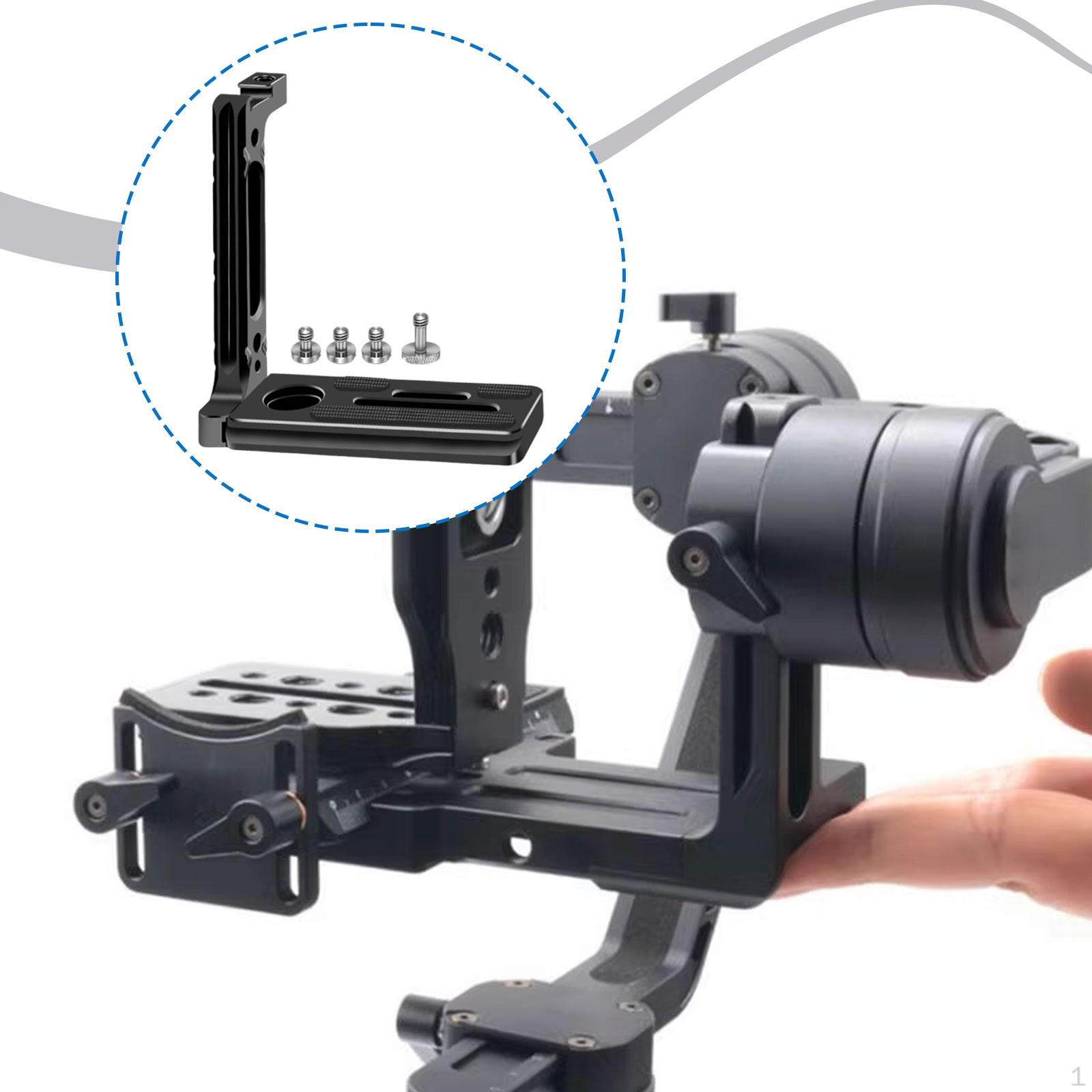 

Camera L Bracket Accessories Easy to Install Cold Shoe Mount Professional Practical Stable Adapter