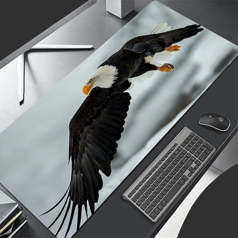 Gaming Mouse Pad Majestic Golden Eagle Office Desk Cushion Computer Accessories Keyboard Table Mat X Mousepad Laptop Cushion