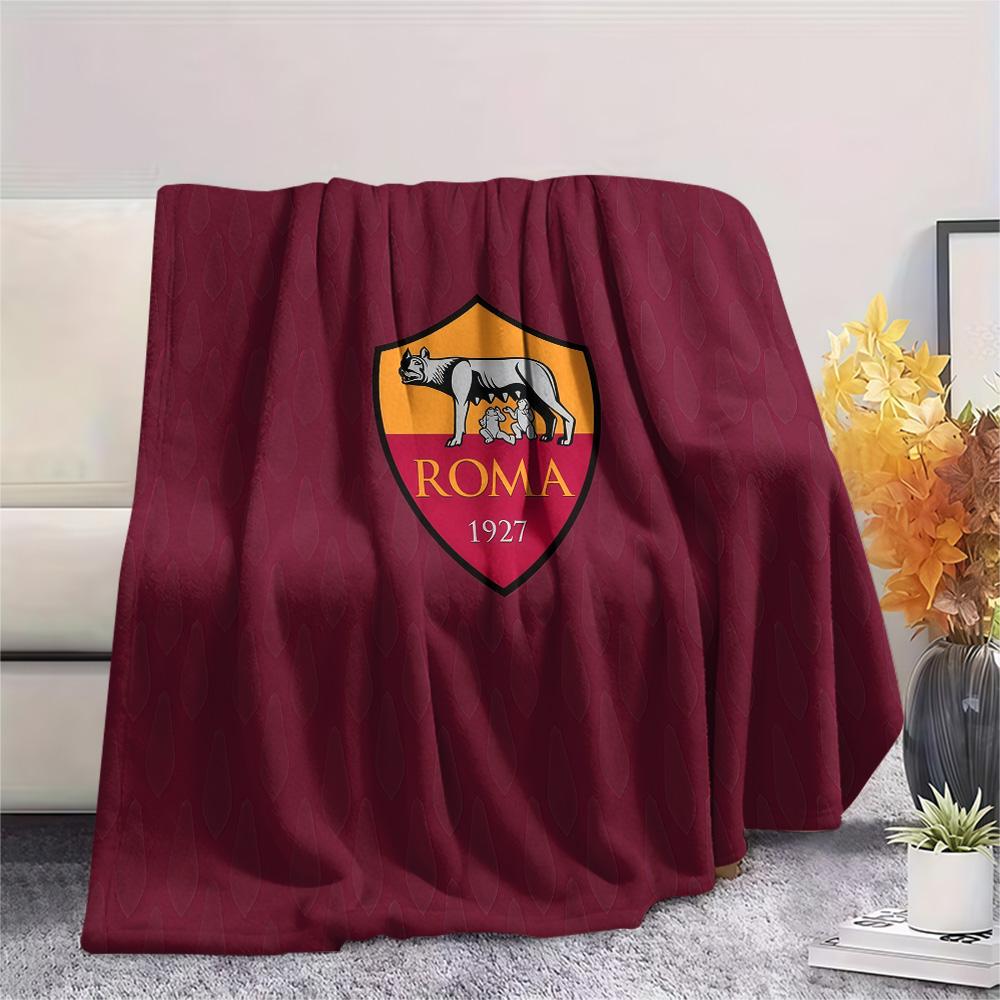 AS Roma2 Flannel Blanket, High quality Comfortable for All Seasons, Home Decor, Warmth and Comfort