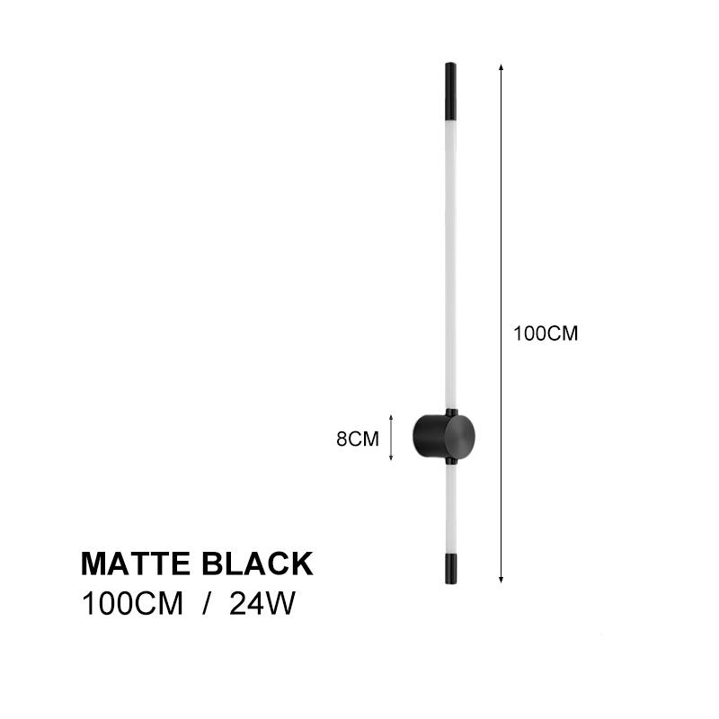Simple and long Led wall lamp Nordic luxury home decoration wall lamp bedroom lighting stairs corridor indoor bathroom wall lamp