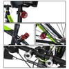 LED Bicycle Rear Light Waterproof MTB Bike Taillights 3 Lighting Modes Aluminum Alloy Bike Light for Helmet Seatpost
