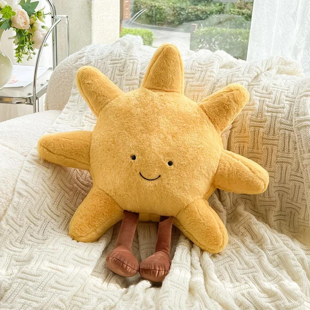 

25/48cm Sun Moon Doll Cute Plush Toys Backpack Pendant Cartoon Living Room Sofa Ornament Decor Pillow Kawaii Gift For Girlfriend 48cm