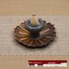 Large Ceramic Sandalwood Incense Burner for Indoor Aromatherapy & Mosquito Coil Holder