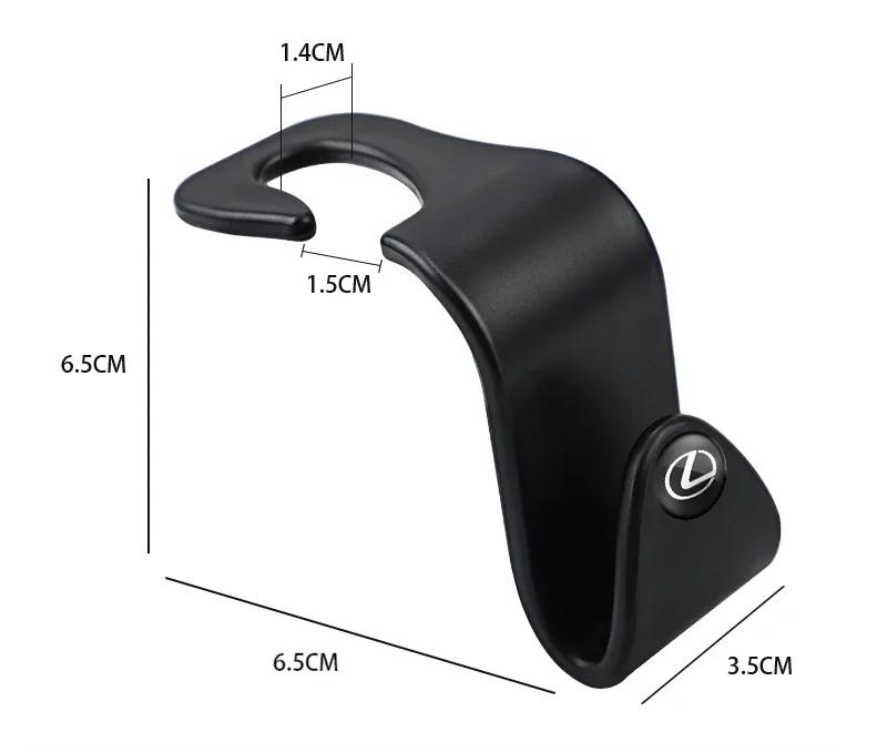 2Pcs Car Seat Storage Hooks Multifunctional Organized Holder For Lexus F SPORT ES RX NX LS UX LM LX GX LC RZ IS CT GS RC HS SC