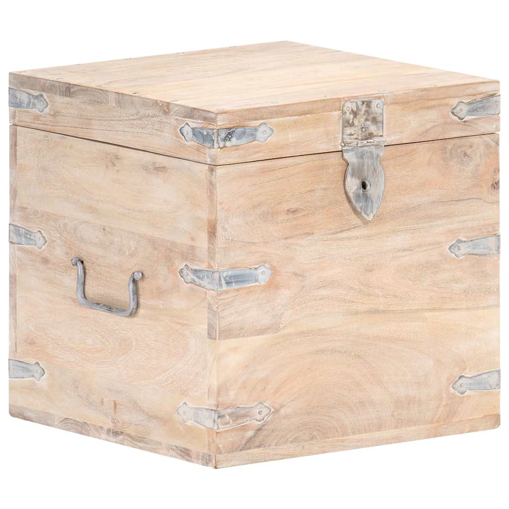 Storage Chest 40x40x40 cm Solid Acacia Wood