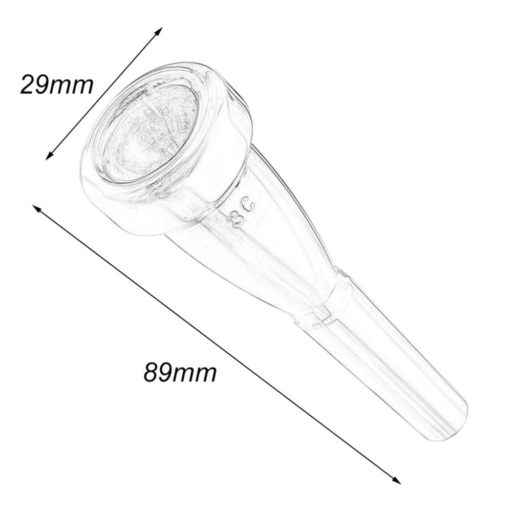 Luxury Gold Silver Trumpet Mouthpiece 3C 5C 7C, Professional Grade For Rich Best Sound, Advanced Player Gift,