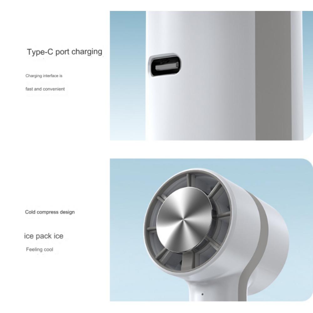 Halbleiterkühlung Kaltkompresse Kleiner Lüfter USB-Lade-Desktop-Outdoor-Turbinen-Mini-Lüfter