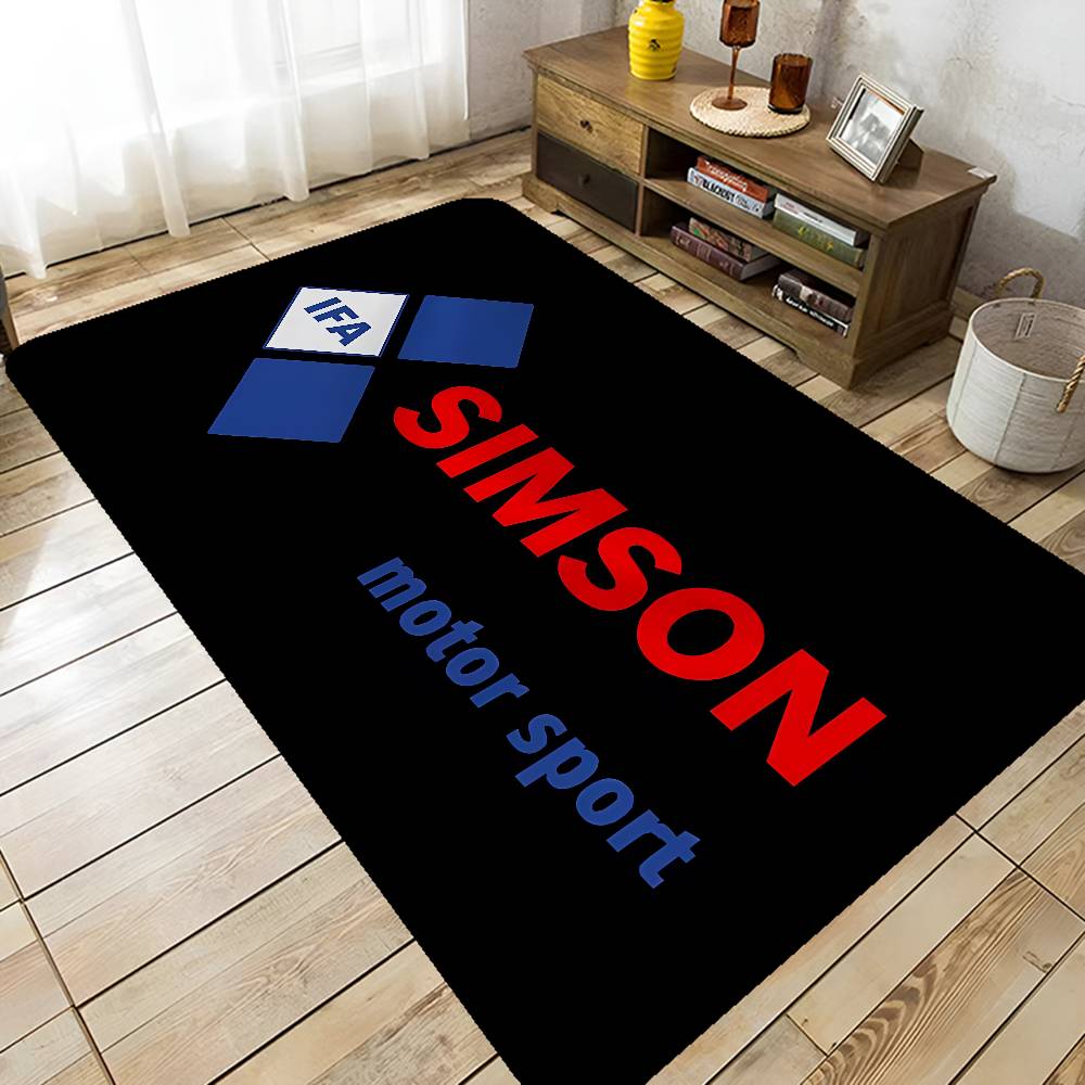 S-SimsonS LOGO Bath Mat Kids Room Bedroom Decoration Balcony Anti-Slip Doormat Living Room Alfombra