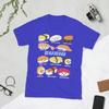Novelty Cute Kawaii Sushi Unisexga Funny TShirt for Unisex Round Neck Pure Cotton T Shirt Short Sleeve Tee Shirt Printing Tops