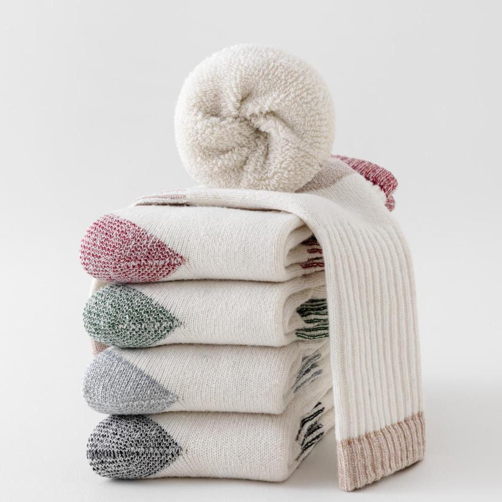 Merino Wool Ski & Hiking Socks – Warm Winter Outdoor Socks for Men & Women