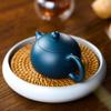 100ml Chinese Yixing Small Capacity Purple Clay Teapot Ball Hole Filter Handmade Xishi Tea Pot Zisha Kettle Teaware Tea Ceremony