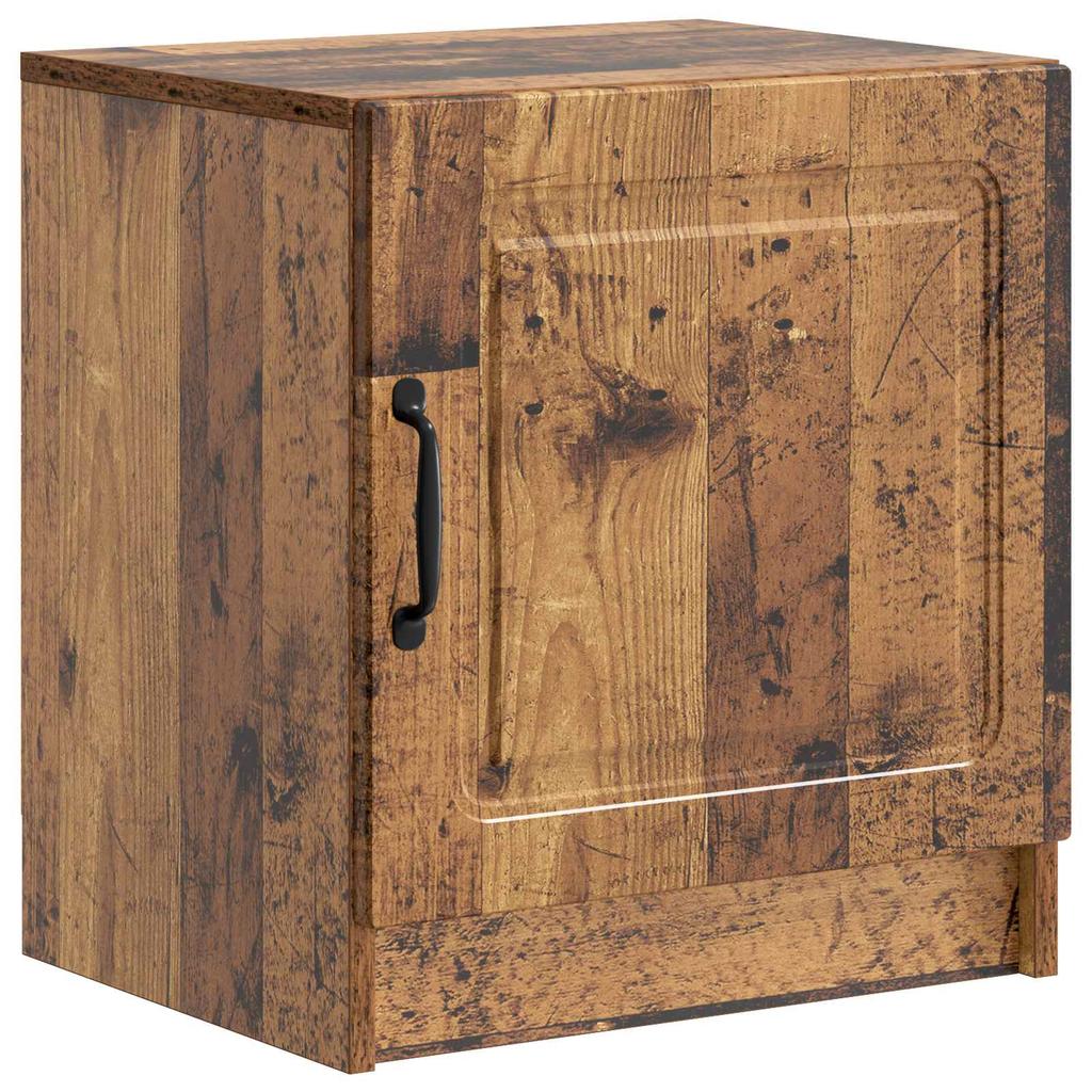 Nightstand Reclaimed Wood Look 43 X 34.5 X 47 Cm Engineered Wood