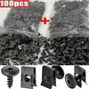 Motorcycle & Car Electric Scooter U-Clip Metal Fastener with Self-Tapping Screw