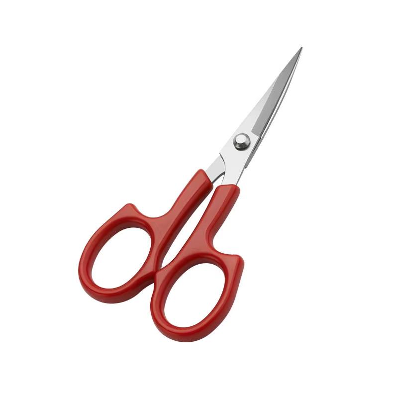 Abgewinkelte gebogene Schere Stickerei Schneidkopf nach oben Schere Stoffe zum Nähen von Kleidung Kreuzstich Fadenabschneider Nähzubehör