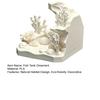 Decorative Aquarium Hideout 3D Printed Coral Cave Decoration for Small Fish Shrimp, Tank Miniature Landscape Decor Hideout, Realistic Hollow Ornament