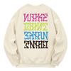 KAN6312 Kmc0048 Khan Street Fleece-Lined Sweatshirt - Cream