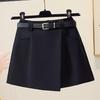 2026 Versatile Summer High-Waisted A-Line Wide-Leg Petite Skirt Shorts for Women