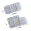 Resin Shaker Mold,Reusable Cute Silicone Quicksand Mould for DIY Crafts Making