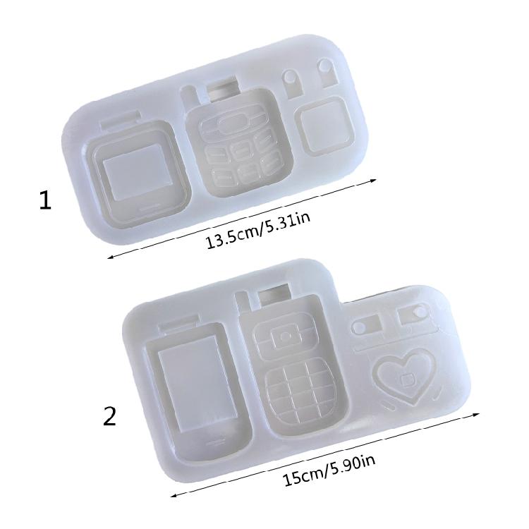 Resin Shaker Mold,Reusable Cute Silicone Quicksand Mould for DIY Crafts Making