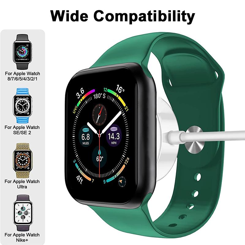 Magnetisches kabelloses USB-A-Schnellladegerät für die Watch-Serie 10 9 8 7 SE, USB-Typ-C-Schnellladekabel für die iWatch Ultra-Serie