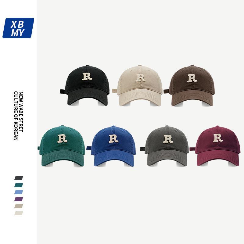 Hat Summer Cap Men Can Wear Curved Brim Cotton Cap Outdoor Street Racket Sunshade Baseball Cap Women