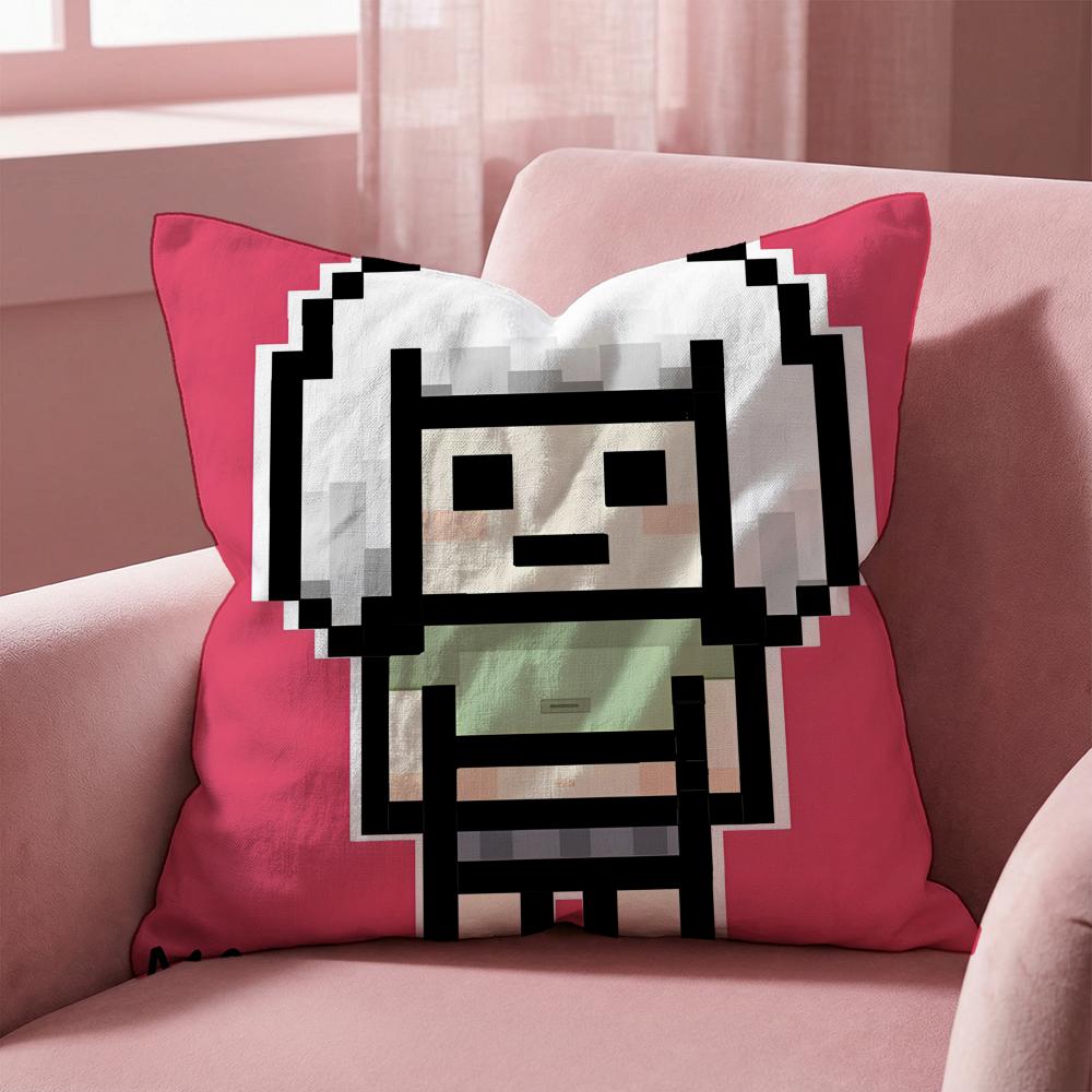 Poshlaya Molly Poshlaya Molly Cushion Cover Multi-Scene Pillow Cover for Home & Car - Reversible, Soft & Durable for Daily Use