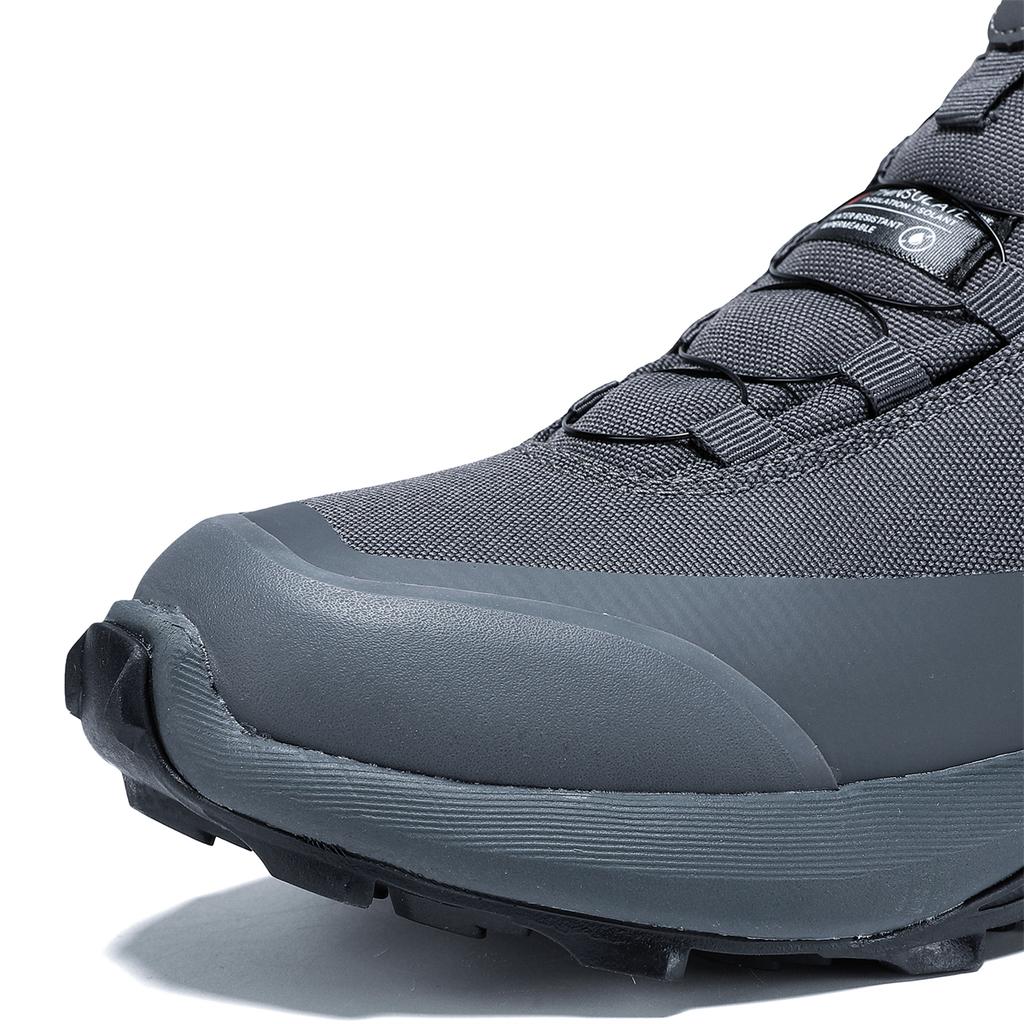 Men Hiking Boot Anti Splash Water Outdoor Sneakers Rotating Button Hiking Shoes  Comfort High-Top Trekking Walking Shoes Non-Slip Warm Suitable